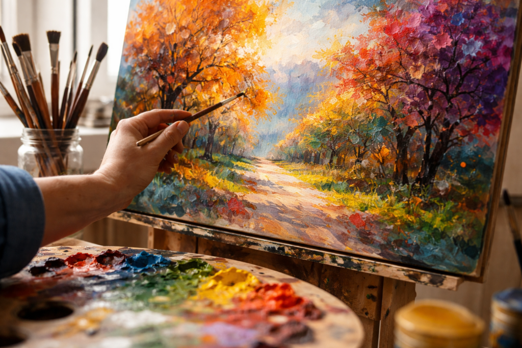 La pintura al óleo